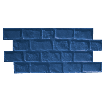 Imacem® molde adoquin irregular 116x52cm azul