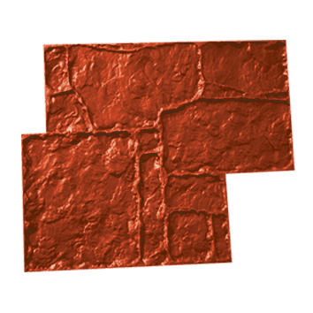 Imacem® molde vertical apeninos c. 61x50cm rojo