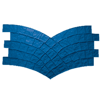 Imacem® molde calzada romana 121x62cm azul