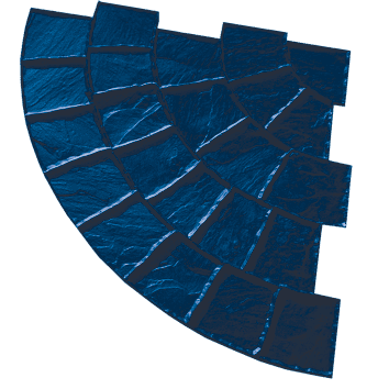Imacem® molde circular peñalisa interior 150cm azul