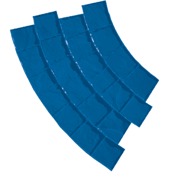 Imacem® molde circular peñalisa exterior 270cm azul