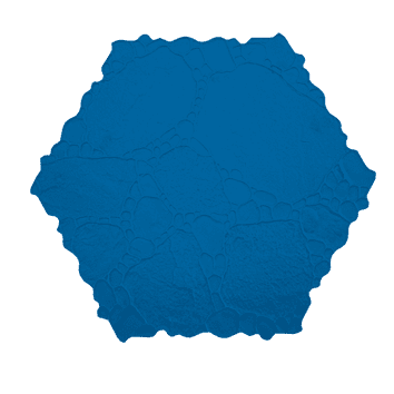 Imacem® molde piedra jardín atlanta 115x115cm azul