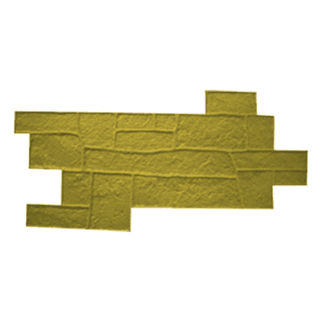 Imacem® molde piedra apalache b. 110x60cm amarillo