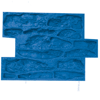 Imacem® molde vertical piedra balcanes azul