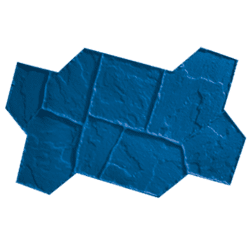 Imacem® molde piedra castillo 110x60cm azul