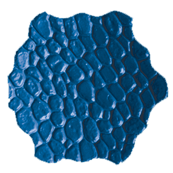 Imacem® molde piedra rio 80x80cm azul