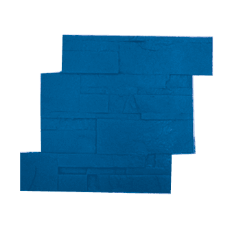 Imacem® molde vertical pizarra pirineos 45x36cm azul