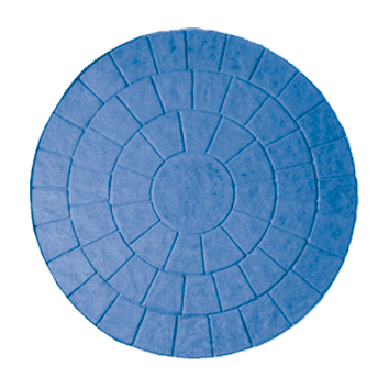 Imacem® molde circular redondela interior azul 100cm