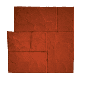Imacem® molde silleria basalto iii 60x60cm rojo