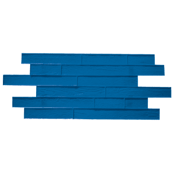 Imacem® molde madera tarima nogal 127x46cm azul